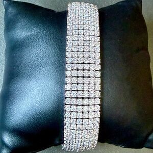 Precious Stars Silver CZ Bracelet